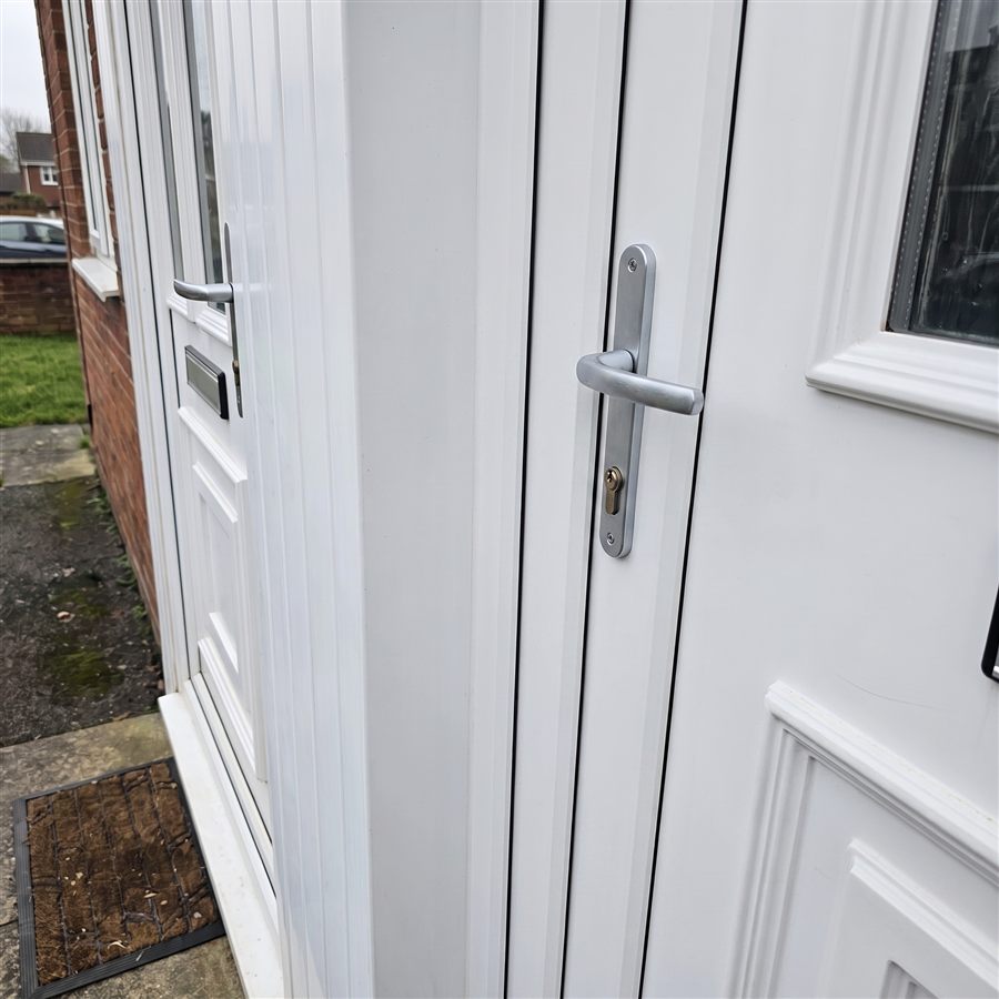 Burglary door secured - completed by the PrimeFab team