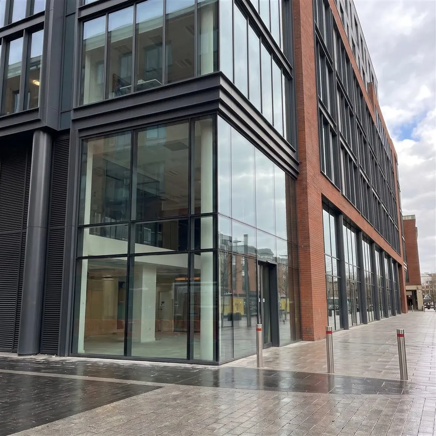 Curtain Walling Repair, after repair