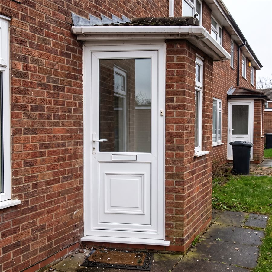Toughened door glass fitted - completed by the PrimeFab team