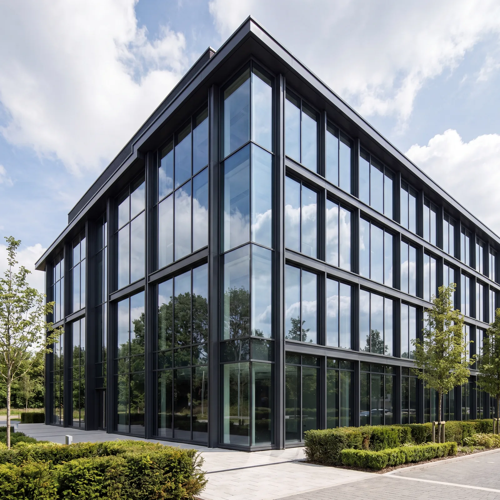 Aluminium shopfronts and curtain walling in Manchester